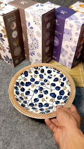 Piring Keramik Omega & Sayur Moon Fruit: 6pc Kitchenware Set Cantik