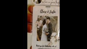 Wedding Souvenir (20pcs) Ref Magnet ATM Size