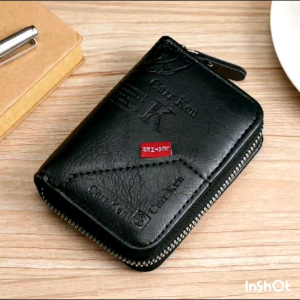Men Wallet Retro Zipper Leather Small Wallet Card Holder Fashion Multi Card Slot Credit Card Coin Purse Boys Men Casual Card Wallet Wallet For Men Short Purse Men Dompet Lelaki Beg Duit SCG101