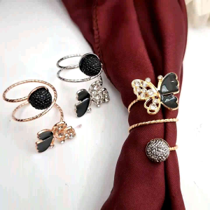 Bros Ring Jilbab Silang Mewah Elegan Simple Murah