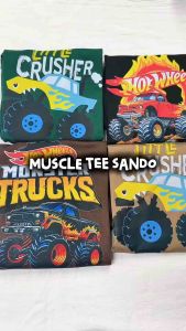 [INNOCENTTEES]  Kid’s to Adult Sando  Hot Wheels Monster Truck - Black || KIDS SANDO || ADULT FREESIZE