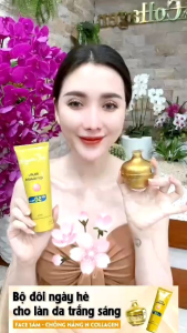 BỘ BA TRẮNG DA NGỪA MỤN NÁM CHỐNG LÃO HOÁ CHÍNH HÃNG