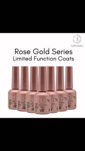 Cathy Kathy Rose Gold Limited Edition Base Coat Reinforce and Top Coats