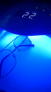 Kính Mắt Đổi Màu Gọng Titanium Dẻo Tròng Thủy Tinh  [ kính đi nắng đi đêm]