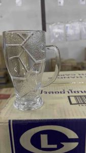 ✔️(1ชุดได้ถึง6ใบ มีคลิปรีวิว) แก้ว แก้วน้ำ แก้วกินเบียร์ แก้วเบียร์ ทรงบอลโลก ร้านอาหาร ร้านนั่งดื่ม ต้องมีไว้ 290ML #1226201218)