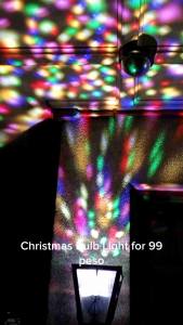 CHRISTMAS CRYSTAL MAGIC ROTATING BULB