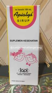 Apialys Sirup 100ml penambah nafsu makan anak