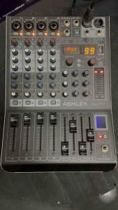 Mixer Audio M4 Ashley 4 Channel Mixing Digital Effect Reverb 99 Dsp Original BISA COD