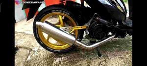 Knalpot Custom Polos Best3 Inlet 38 Beat Scoopy & Vario 125 150