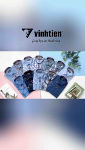 Áo Sơ Mi Nam Ngắn Tay Caro Vải Bamboo Vạt Ngang Form Regular Vĩnh Tiến 376.1 - Nhiều Màu