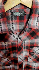 Kemeja Flanel Semi Veterano Gilevans Original Second Size L