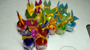 เหรียญโปรยทาน ชะลอม (มีเหรียญในตัว) 1 ชุดมี100ชิ้น