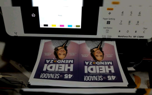 ELECTION FLYERS CARDBOARD 100pcs - STICKER 50pcs - BONDPAPER 200pcs 3R SIZE