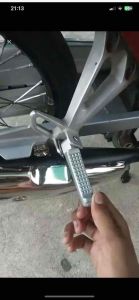 พักเท้าหลัง มีเนียม พักเท้าหลังจระเข้ งานดิบ Wave ทุกรุ่น