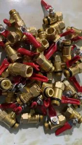 Khoá van bi TT 13.8 cao cấp - ren trong 14mm và ngoài 14mm cho máy néncao áp bình xịt