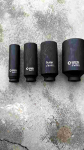 3/4" 160mm Length 6 Point Hexagon Impact Socket Wrench Extra Deep Long Box Socket Heavy Duty Cr-Mo