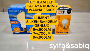 BOHLAM LED / LAMPU LED CAHAYA KUNING GENLUX