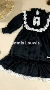 "NCC" Usia 1-5 tahun Gamis Panjang Anak Perempuan LOUWIS Long Dress Baju Muslim Anak Cewek