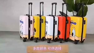 Hand Carry 20inch Cartoon Printed Fashion Luggage Trolley Case Pilot Case Travelling Beg