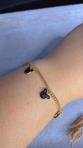 Gelang Permata Miki hitam Titanium