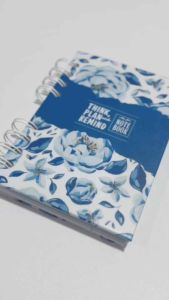 NOTEBOOK & MEMO PADS | A6 | BLUE FLOWER THEME