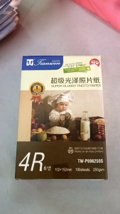 TIANWEN SUPER GLOSSY PHOTO PAPER 100PCS 250gms 4R TW-P696250S