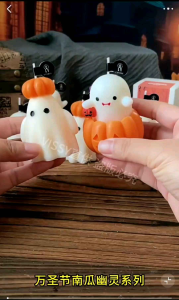 [Ready Stock现货]❗️Halloween👻Scented Candle🔥万圣节南瓜造型香薰蜡烛#氛围感摆件#创意伴手礼#手工蜡烛🎁