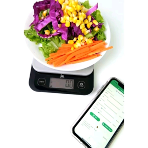 Joil Timbangan Kalori Diet Digital 0.1gr/5Kg Bluetooth Smart Food Scale Connect Smartphone - D17BT