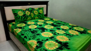 Seprai Batik JUMPUTAN uk 180x200 Jumbo 4 Bantal 2 Guling