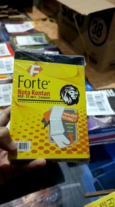 Nota 2 rangkap Forte/nota kontan/nota 1pak 10bks