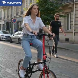 [Shimano 8-speed] PANTHER 20 inch Adults Folding Bike HEBE Series Lightweight Aluminum Frame 8-speed V-brake with Mud Guard Travel Car Trunk Leisure Sport MRT & Bus Friendly | Car Boot Portable
