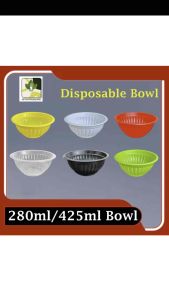 Plastic Bowl > Disposable PP 425ml/280ml Plastic Bowl > Party Bowl > Event Bowl >  Soup Bowl > Rice Bowl > Food Bowl > Mangkuk Plastik