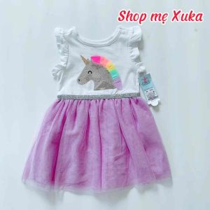 Váy voan tay cánh tiên hình Pony Cat & Jack bé gái