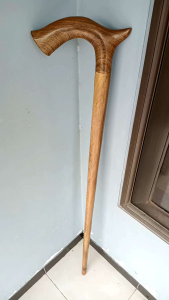 tongkat jalan kayu kelor jawa motif cula premium S13