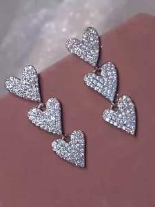 LEOR-Drop Earrings for Women Korean Style 925 Silver Subang Telinga Perempuan韩式耳环吊坠 [Ready Stock]