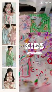 VN A311 | Stylish & Trendy Printed Pajama Short-sleeve Polo with Pocket | Made in Vietnam