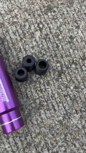 หัวเกียร์ซิ่ง 13CM สีม่วง พร้อมบูทยาง3ตัว ส่งไว