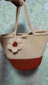 กระเป๋า กระเป๋าถือ กระเป๋าถักโครเชท์