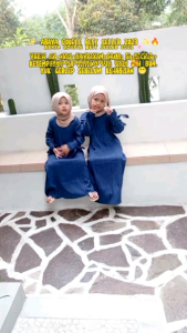 Baahirah - Lunara Abaya Couple Ibu Anak | Gamis Abaya Simple | Abaya Anak Terbaru 2023 | Dress Abaya Terbaru 2023 | Sarimbit Abaya | Gamis Anak Sage Green | Gamis Abaya Sahe Green