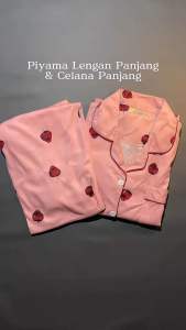 ONE WAN ON SET DAILY OOTD PAJAMAS PIYAMA PAKAIAN TIDUR CELANA SETELAN SETCEL TIE DYE 1 SATU KEMEJA BAHAN KATUN ADEM NYAMAN ORIGINAL Wanita Panjang