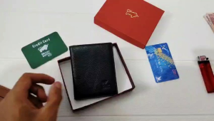 Dompet Minimalis Kulit Dompet Mini pria wanita kulit Simpel Elegan