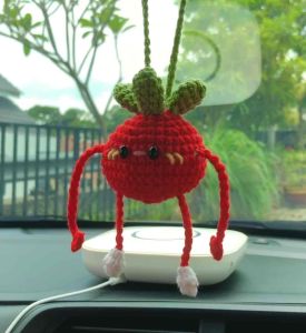 ⭐️Ready stock⭐️🧶Handmade crochet Car decor and keychain 🧶