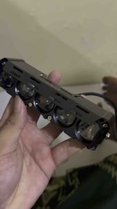 LAMPU TEMBAK LASER SQL 5 MATA HJG PREMIUM DC 9-80VOLT UNIVERSAL MOTOR MOBIL