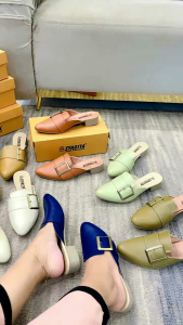 Sepatu wanita kulit papirut garut model Tutong sol hak tahu