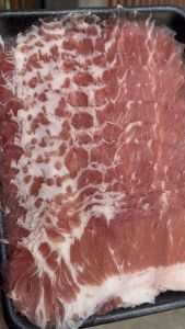 เนื้อโหนกโคขุน สไล ส่งฟรี ขนาด 250 กรัม (ฮาลาล)