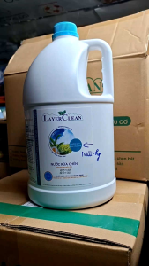 Nước rửa chén Layer Clean hương Quýt can 5 lít chiết xuất từ thực vật