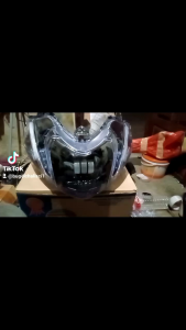 Reflektor Lampu Depan Yamaha Mio M3 Daymaker Alis Running Plus Sein