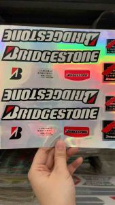 Bộ tem dán xe đạp Bridgestone chữ màu trắng hàng nhập Thái Lan chất lượng cao dành trang trí riêng cho dòng xe này tem màu sắc cực đẹp và bền giá bán cực tốt bán lẻ như bán sỉ