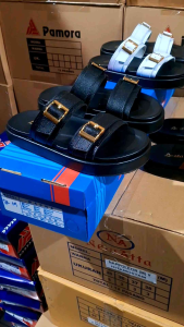 LOZTA Sandal Big Size Wanita Ukuran 36 42 Wedges Selop Karet Empuk