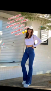 HAIGHWAIST LOOSE CUT BRAY JEANS STRETCH MELAR TERBARU